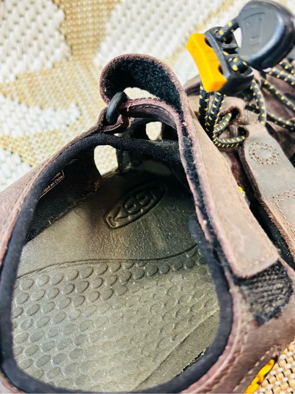 Keen Newport Fisherman Leather Sandals Brown Closed‑Toe Outdoor Shoes Boys Sz 3